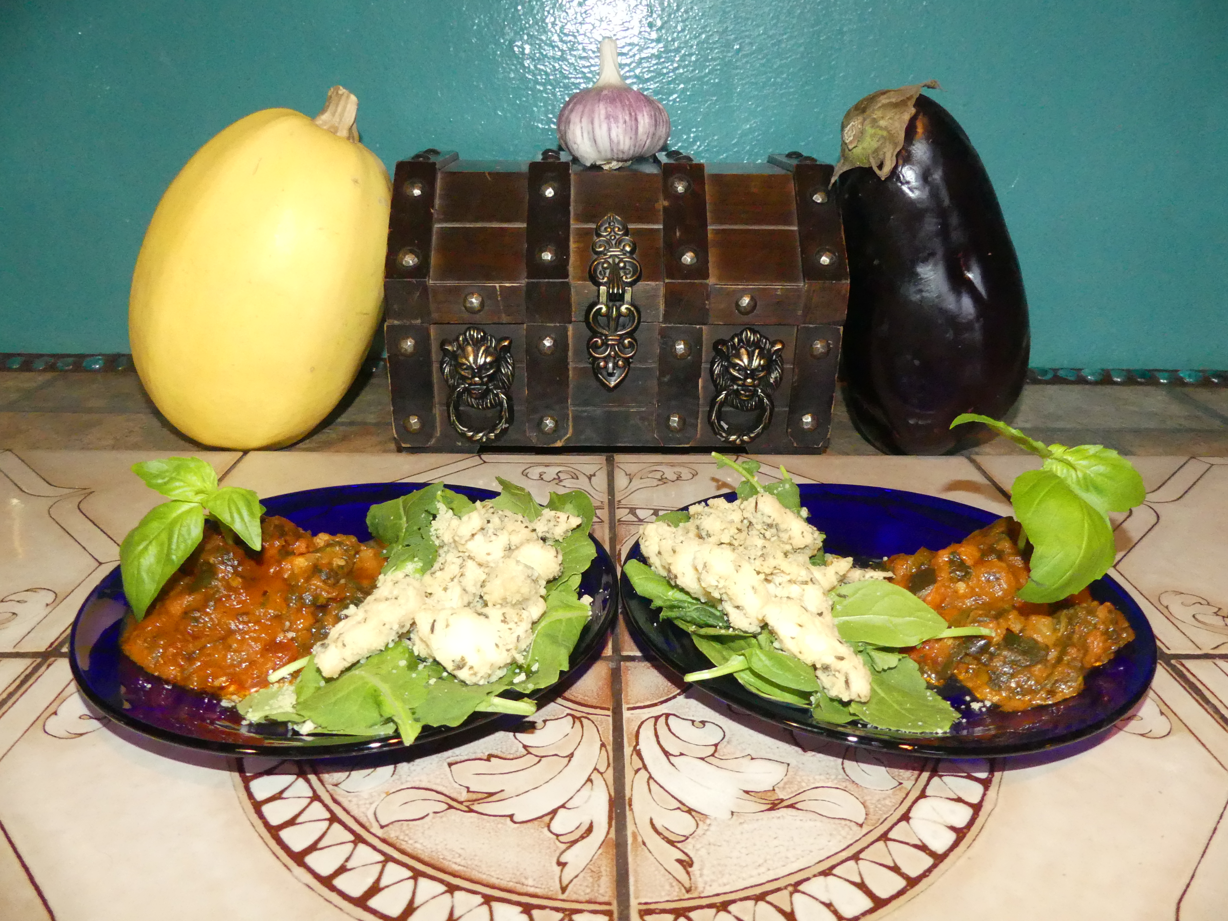 Chicken Parm with Zucchini Marinara